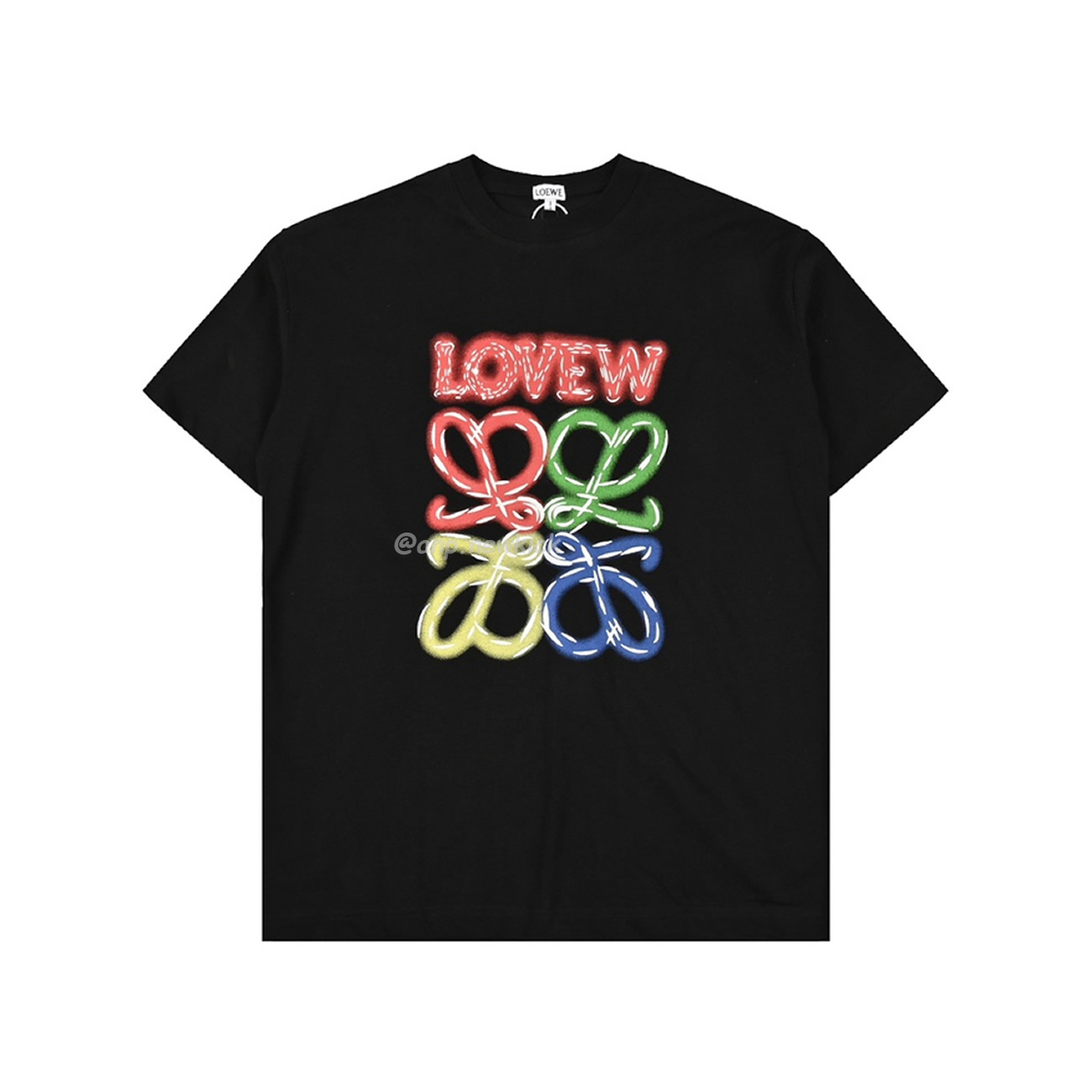 Loewe 24ss Neon Logo Short Sleeved (2) - www.newkick.vip
